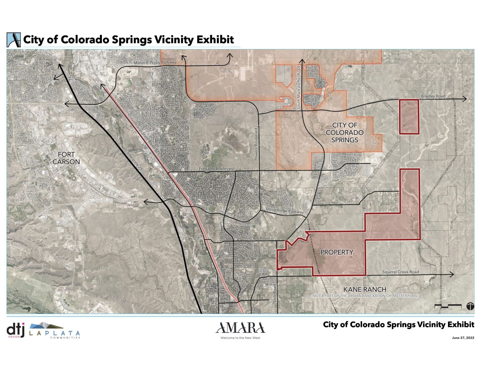 Colorado Springs is weighing the annexation of 3,200 acres southeast of town, a community planned that may be called Amara. The annexation could be blocked by a new water rule.