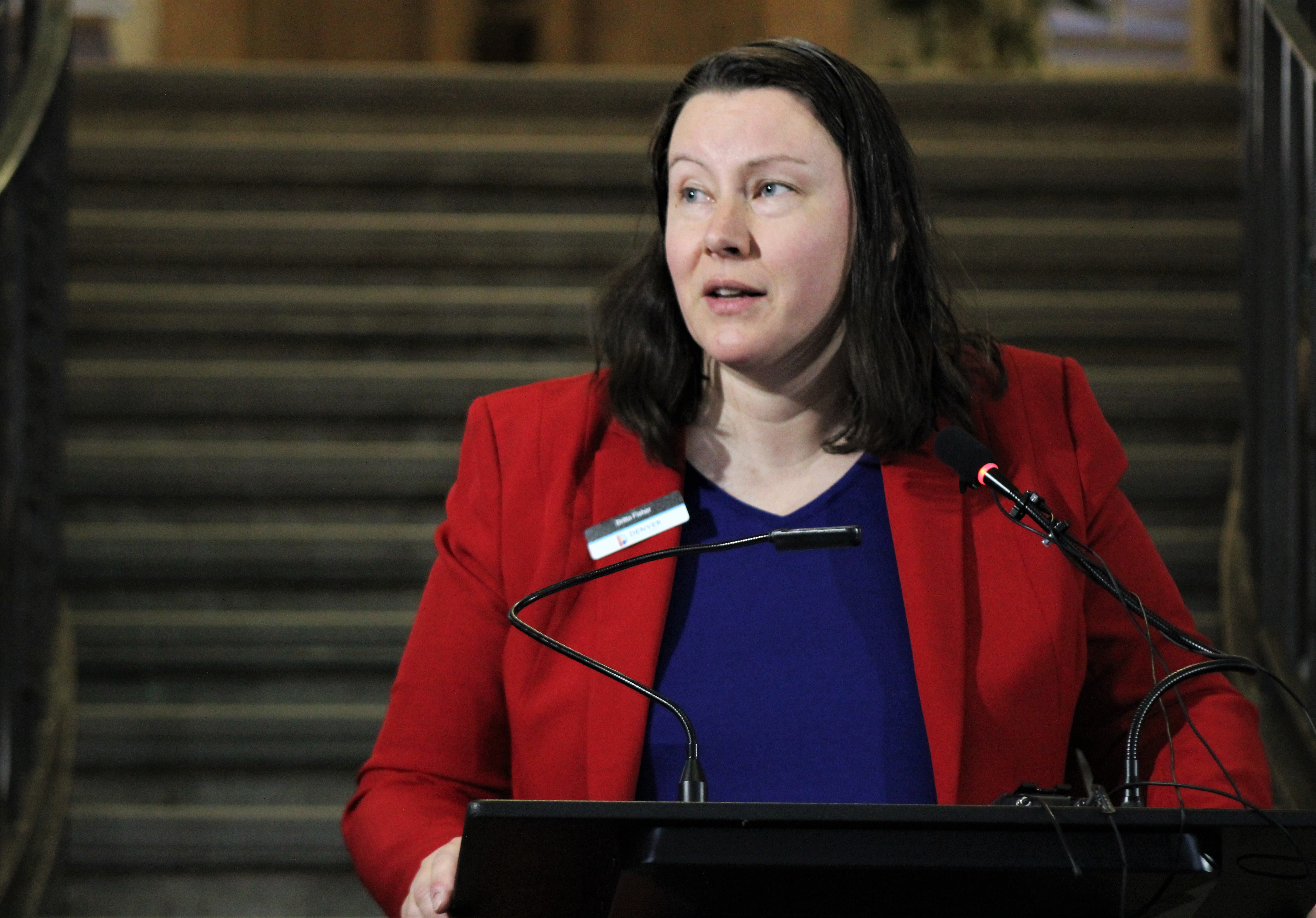 Denver's Office of Housing Stability Executive Director Britta Fisher (ALAYNA ALVAREZ/COLORADO POLITICS)