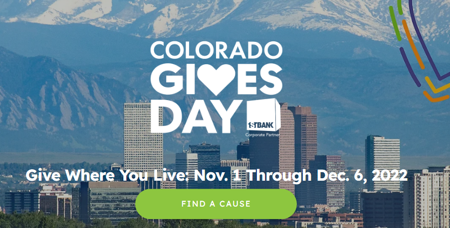Colorado Gives Day is Dec. 6. Early Giving opened Nov. 1.