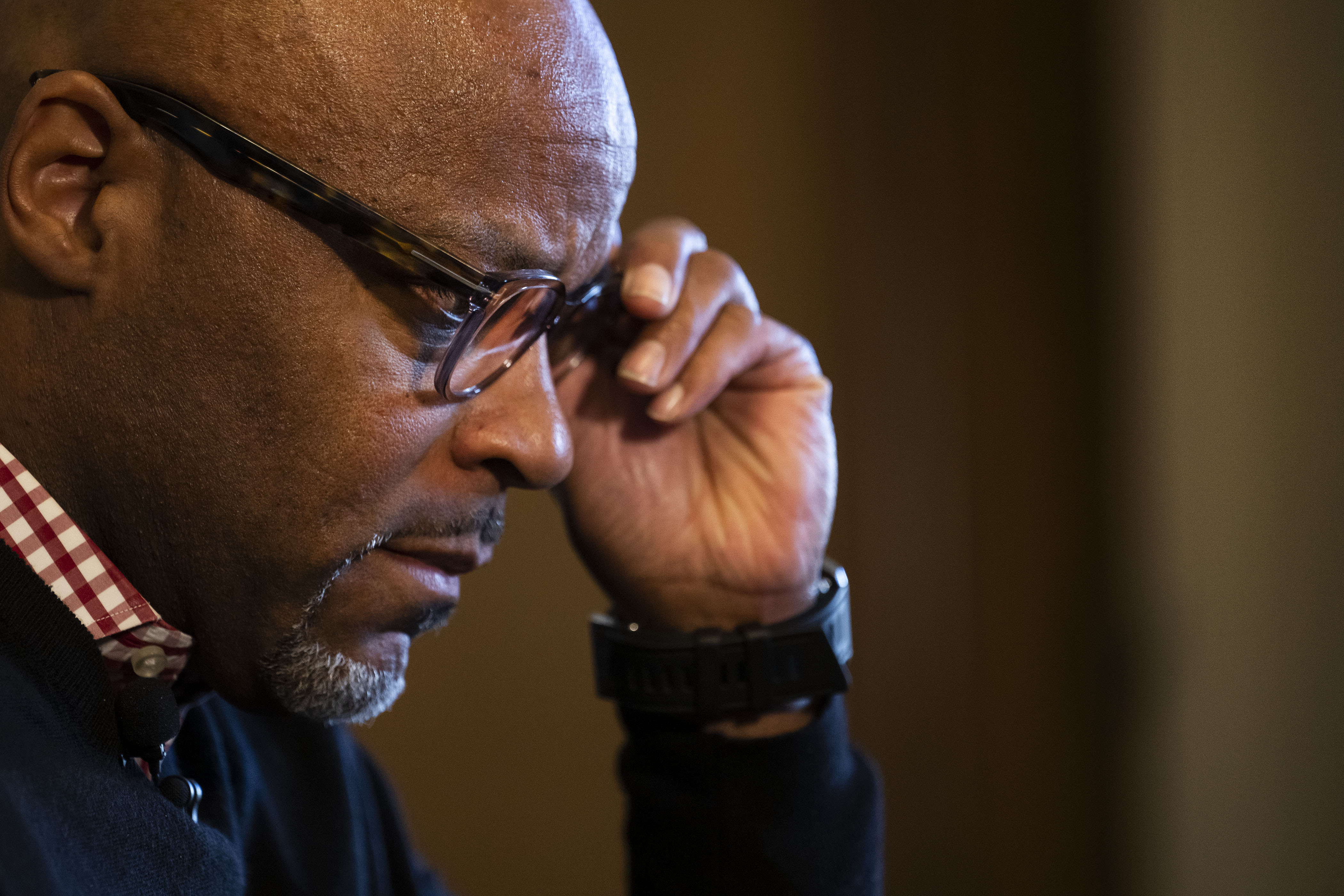 Denver mayor Michael Hancock is interviewed in his office at the Denver City and County Building on Friday, Dec. 9, 2022, in Denver, Colo. (Timothy Hurst/The Gazette) (TimHursttim.hurst@gazette.comhttps://secure.gravatar.com/avatar/aca82bd62b4ee425c598527cd6faa1b1?d=mm&r=g)