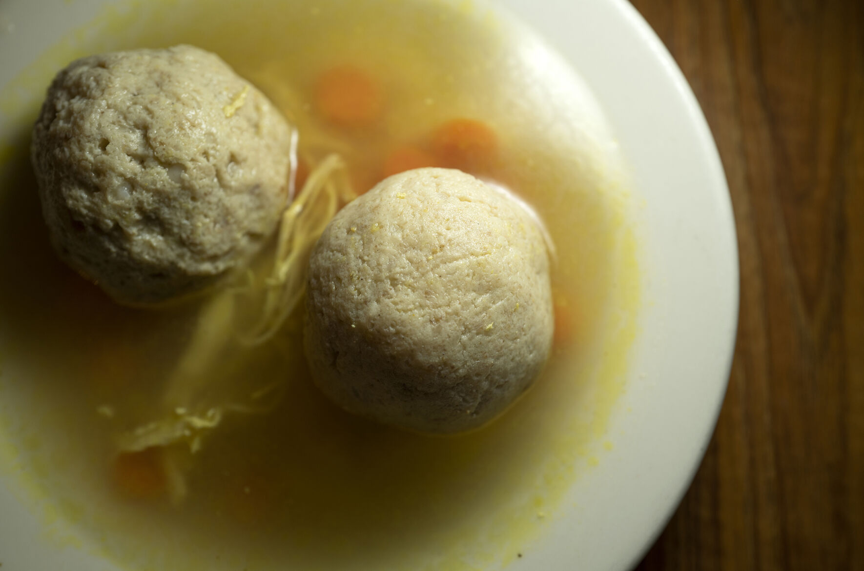 Bagel Deli Restaurant (Located at: 6439 E. Hampden Av. Denver, CO.) “Marzo Ball Soup” Tuesday December 20, 2022. Photo by Jeff Kearney. (Jeff Kearney)
