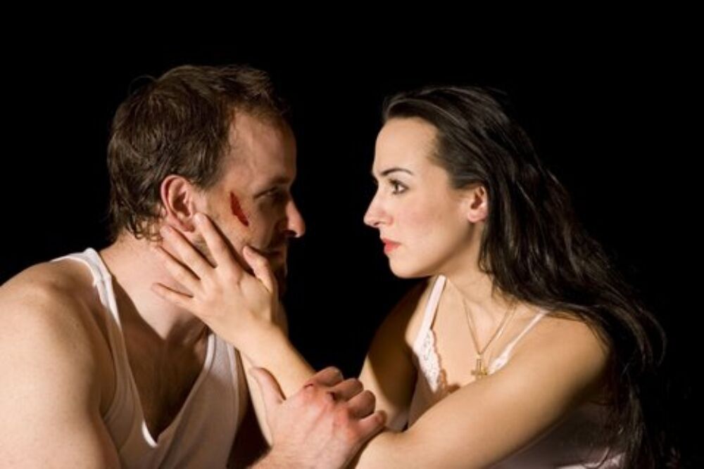 Karen Slack and Stephen Weitz in 2007's 'Danny and the Deep Blue Sea.' (BETC)