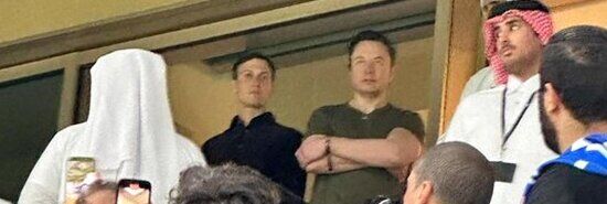 Elon Musk spotted with Jared Kushner at World Cup final
