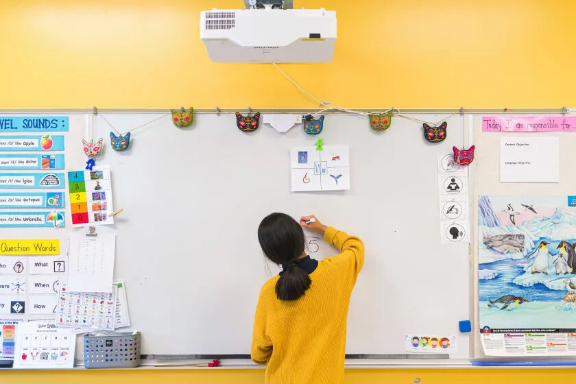 Fall test scores show a slow, uneven academic rebound