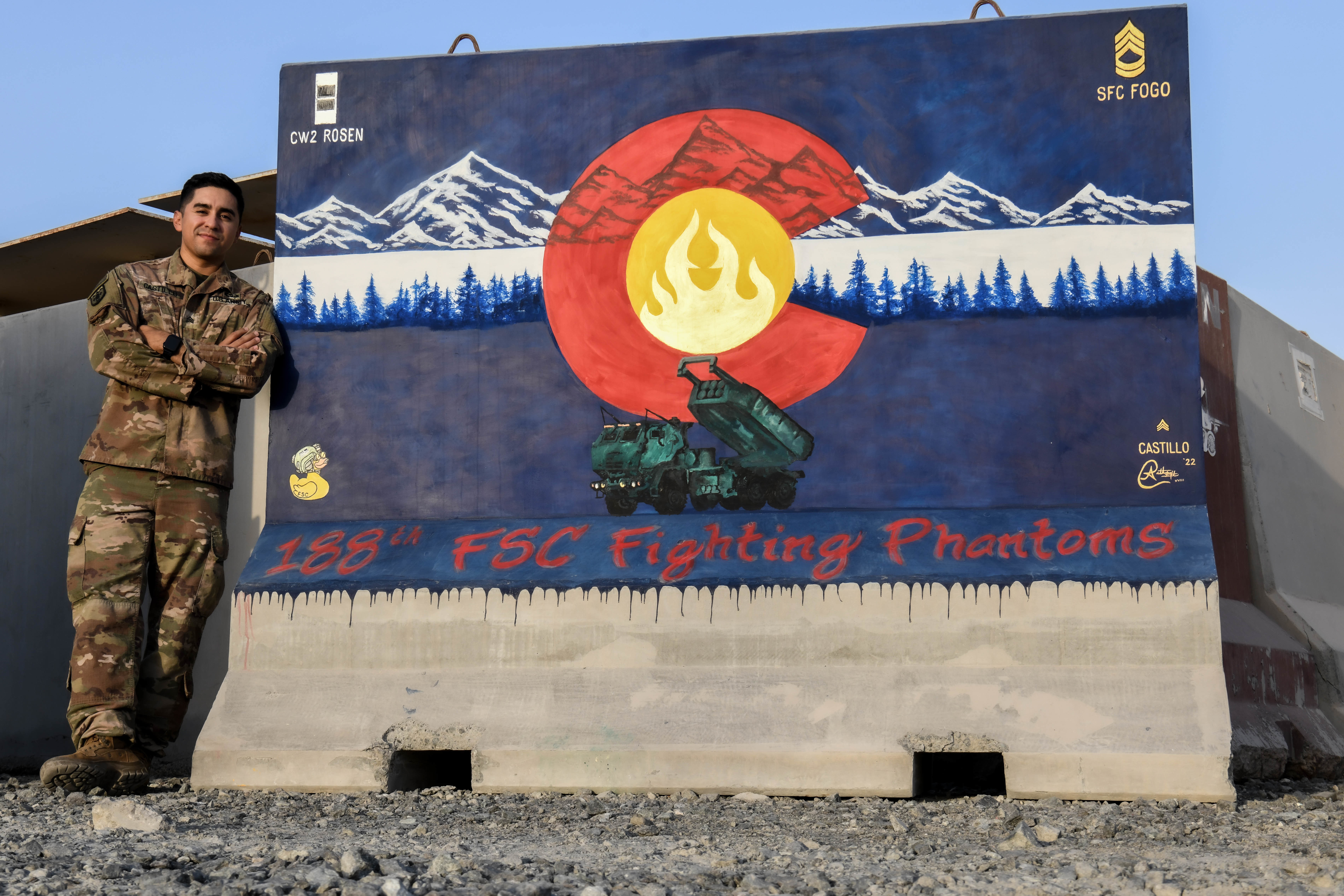 Denver native creates 10 murals during overseas deployment