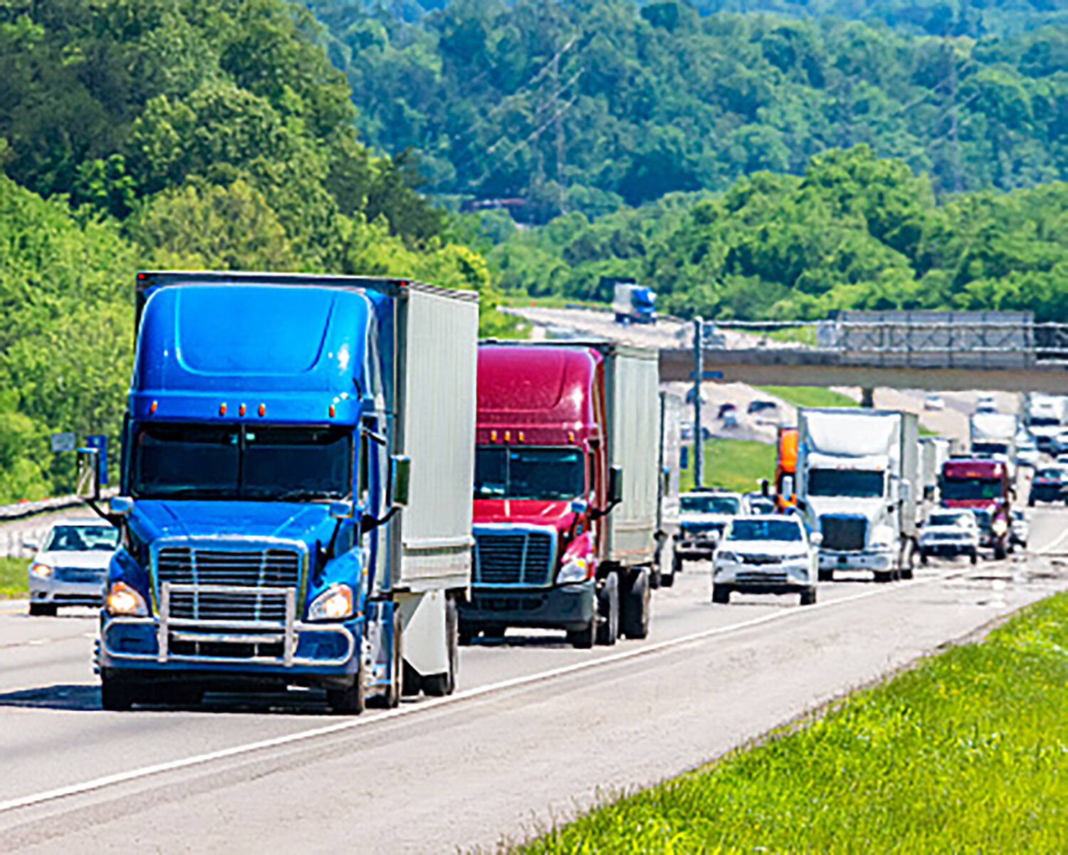Semi trucks (Getty images)