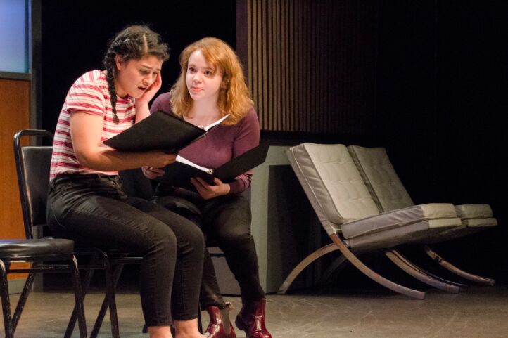 A reading from Dee Covington's Curious New Voices teen playwriting program.