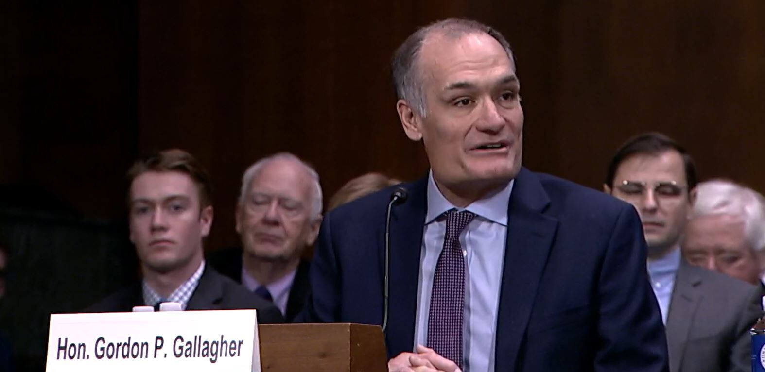 Gordon Gallagher appears at judicial confirmation hearing with support from Western Slope