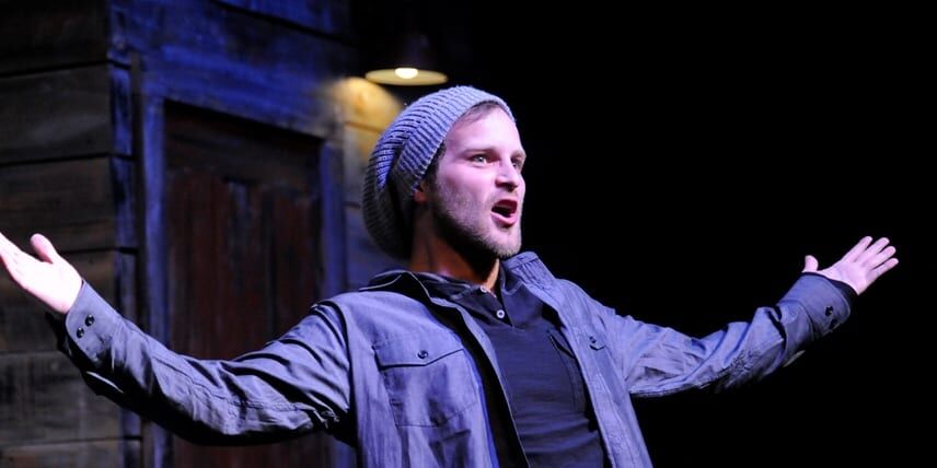 Luke Sorge in 'Stupid F***ing Bird.' (Michael Ensminger/BETC)