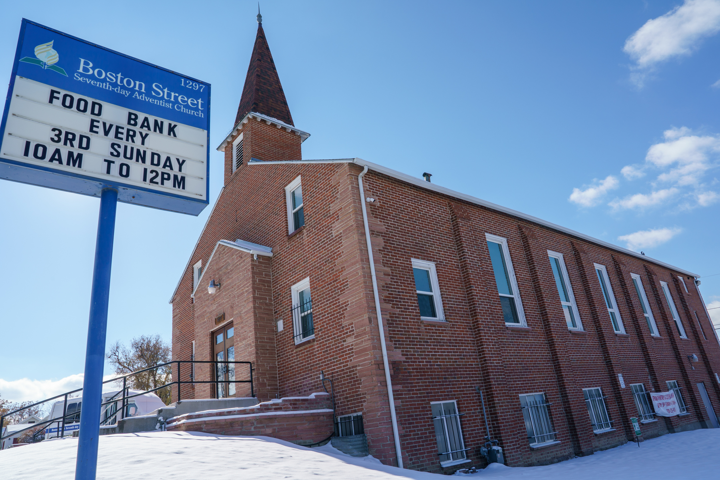Boston Street Seventh-day Adventist Church. Lots to be developed near Boston Elementary School in Aurora, Colorado, on Friday, Nov. 18, 2022. (PHOTO: Steve Peterson) (STEVE PETERSON/SPECIAL TO THE DENVER GAZETTE)