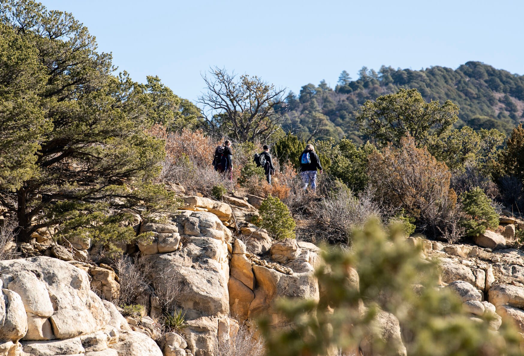 Touring the new trails at Fishers Peak State Park