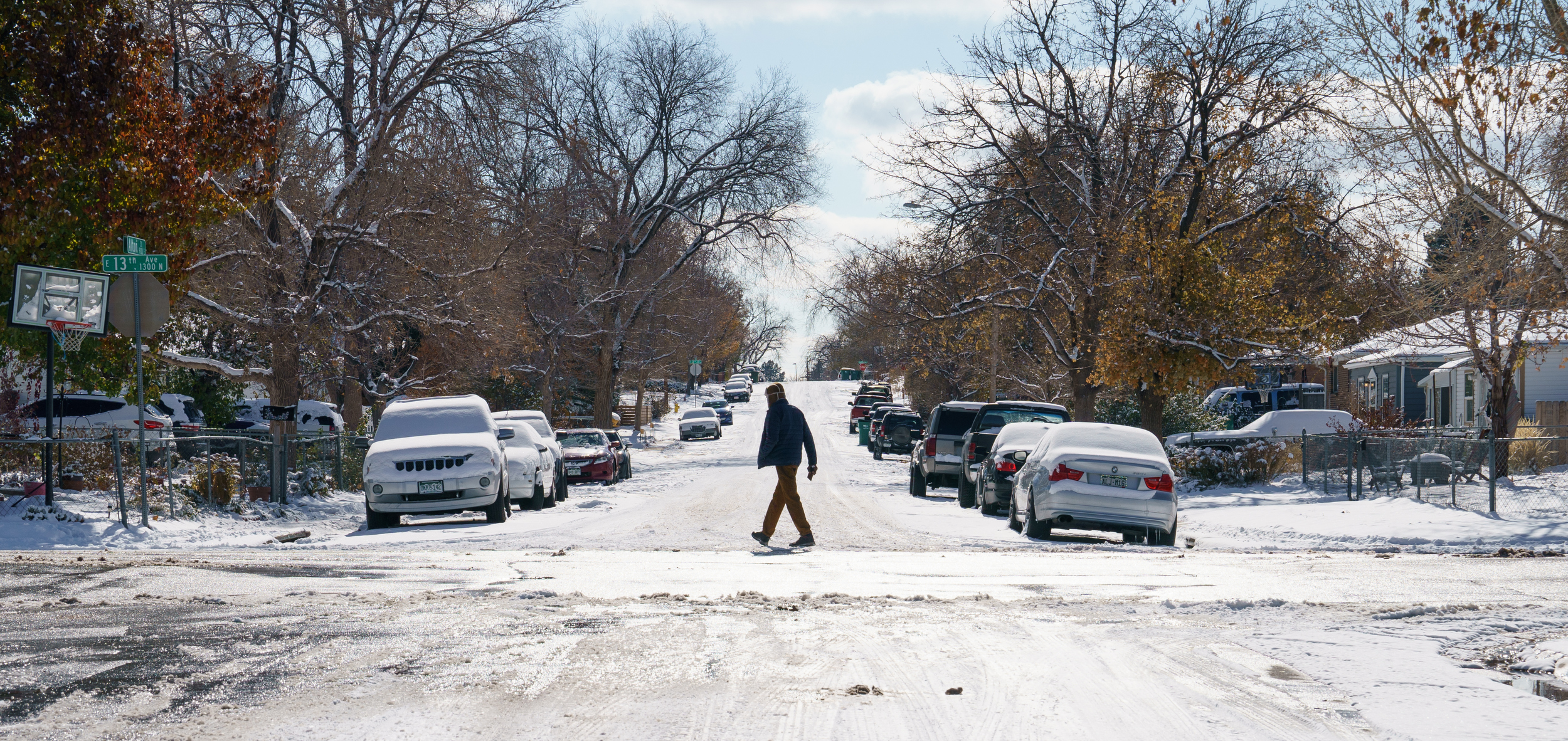 Neighborhood scenes near the corner of Alton Street and East 13th Avenue in Aurora, to be cleared for a townhouse development. Lots to be developed near Boston Elementary School in Aurora, Colorado, on Nov. 18, 2022. (PHOTO: Steve Peterson) (STEVE PETERSON/SPECIAL TO THE DENVER GAZETTE)
