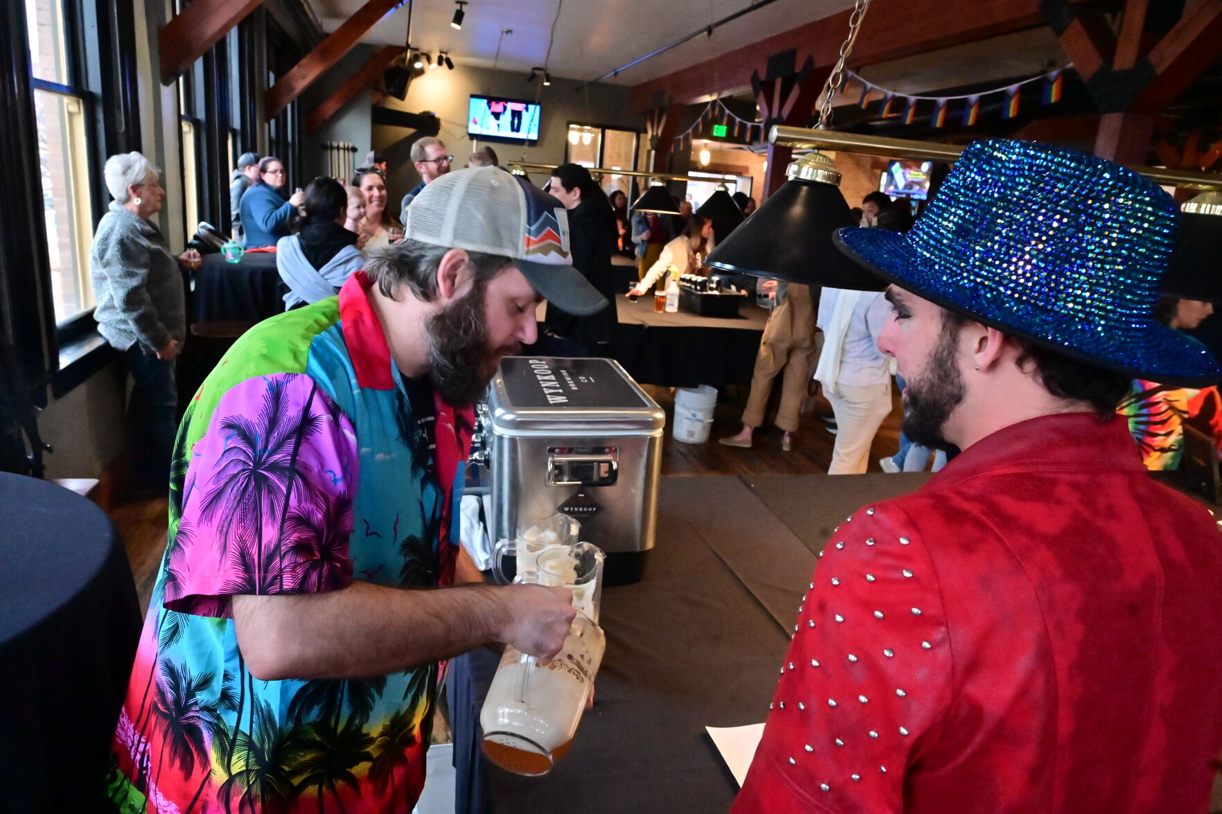 Scenes from a fundraiser for Club Q victims at Phantom Canyon Brewing Company on Sunday, Jan. 15, 2023. (Photo by Jerilee Bennett, The Gazette)