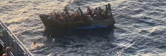 WATCH: Cruise ship rescues 18 refugees found at sea