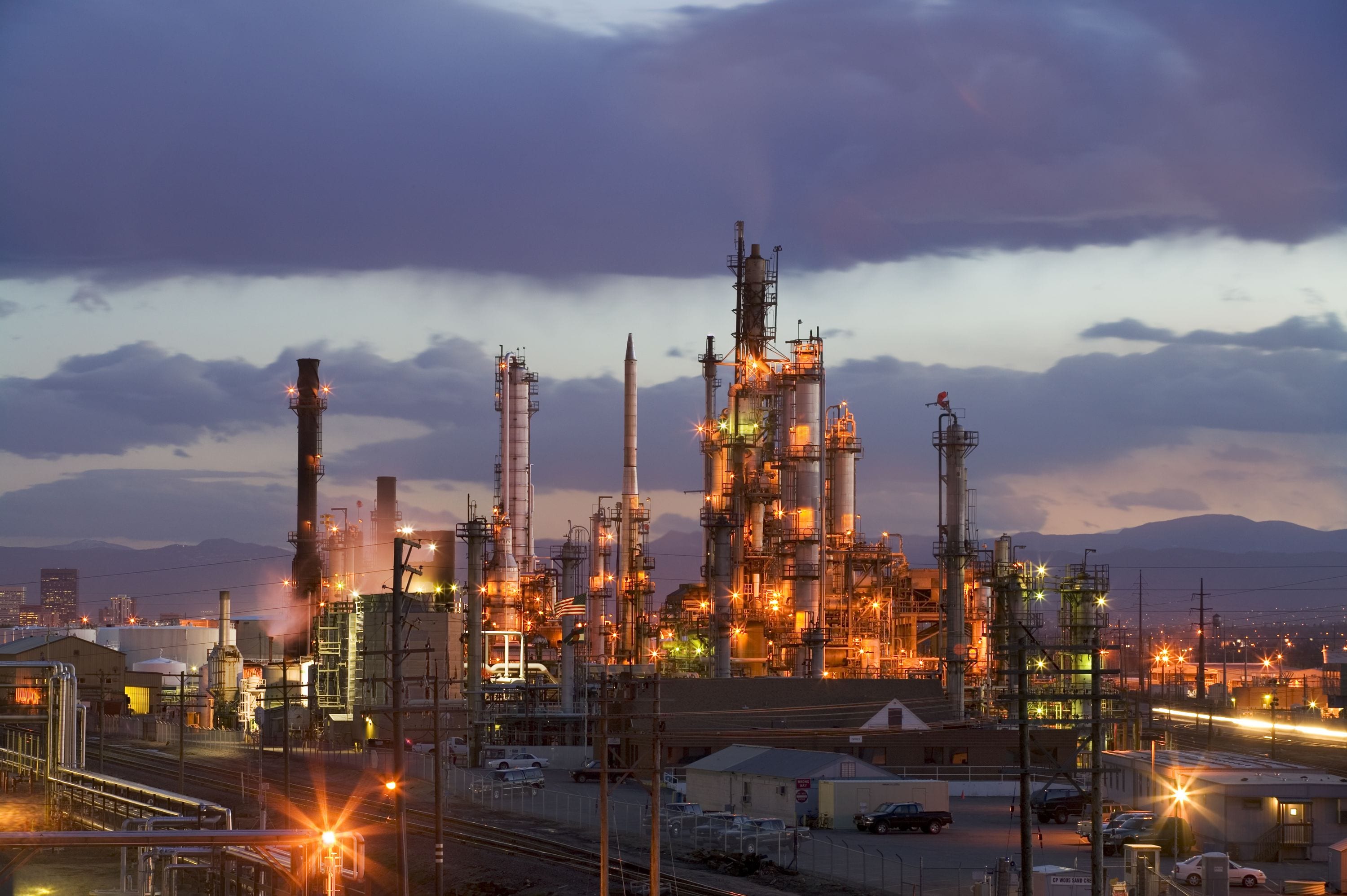 A small amount of oil sheen was discovered in Sand Creek near Suncor Energy in Commerce City on the morning of May 22, 2021. (Courtesy of Suncor Energy)