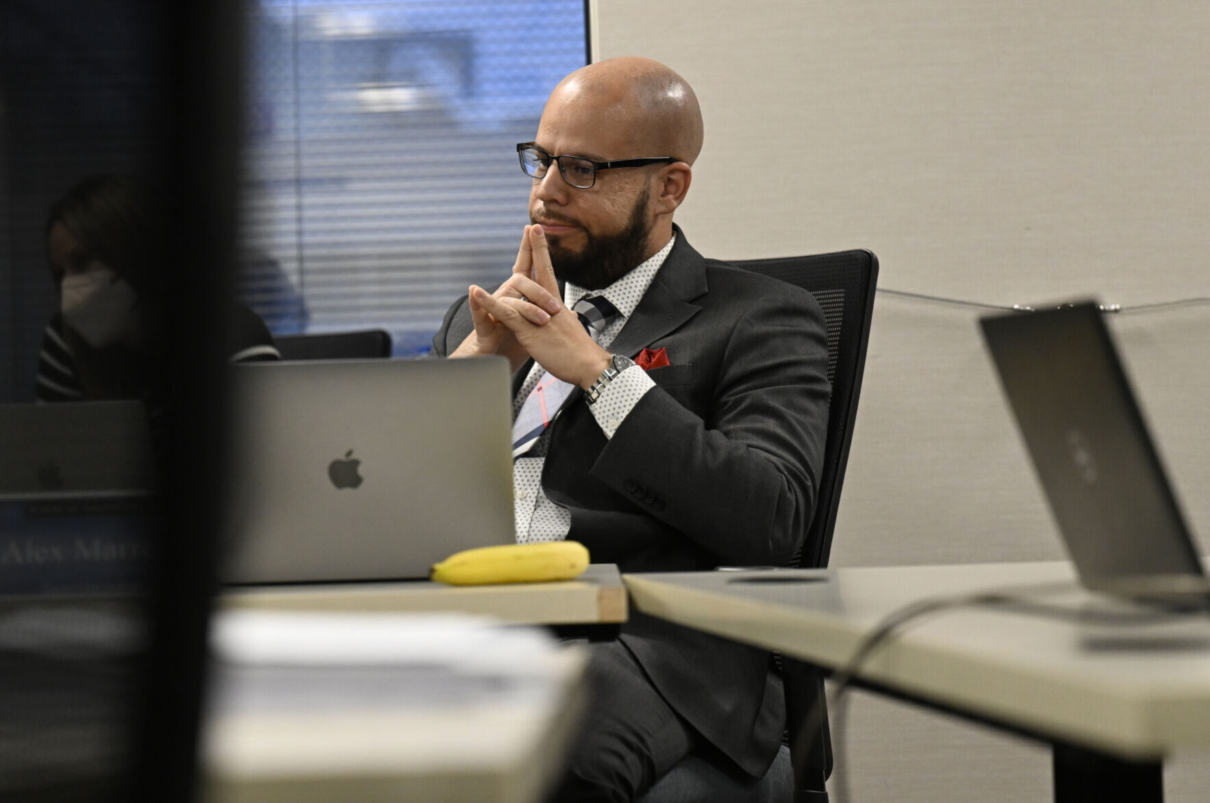 Superintendent Alex Marrero makes a recommendation on school closures, during a Denver Public Schools meeting. (the associated press)