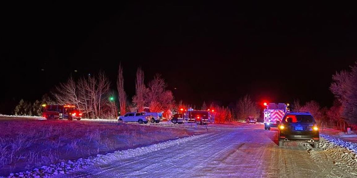 Home, RV fire near Calhan displaces 5 people