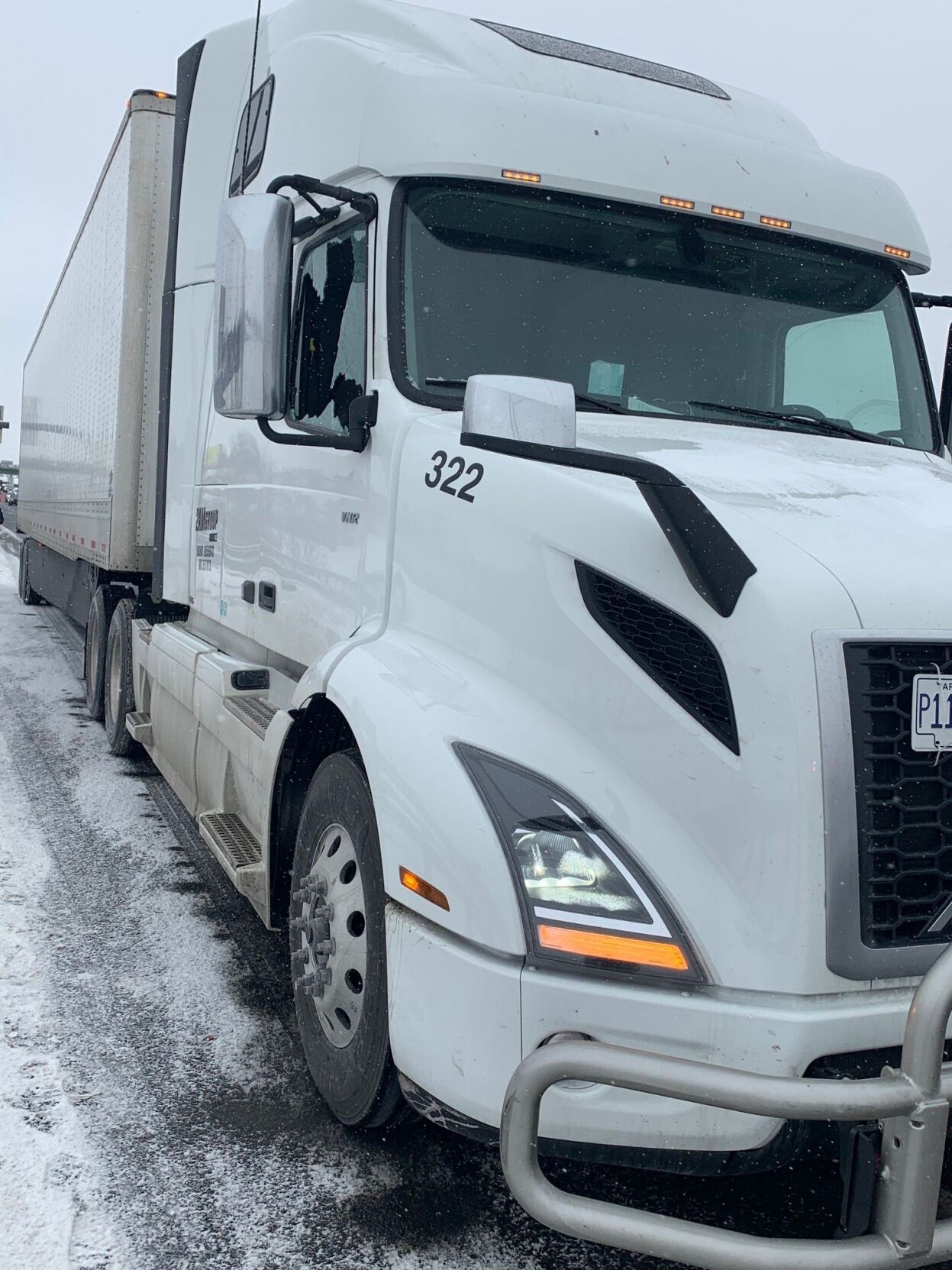 Police looking for suspect who shot semi driver on I-70