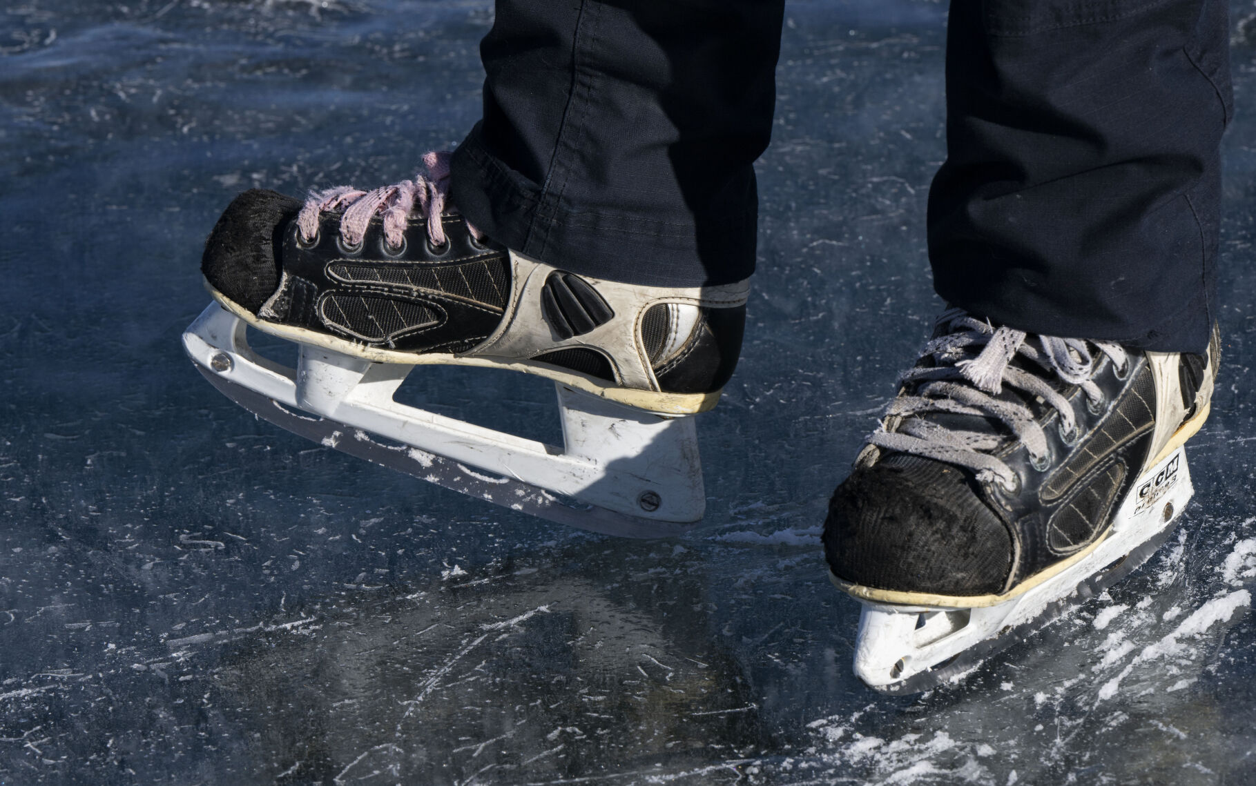 “There’s nothing as free as skating miles on ice,” Lewis says. (Christian Murdock, The Gazette)