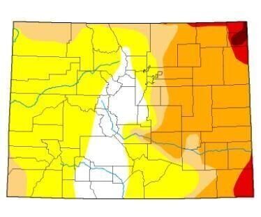 Colorado drought conditions as of Dec. 27, 2022; courtesy U.S. Drought Monitor
