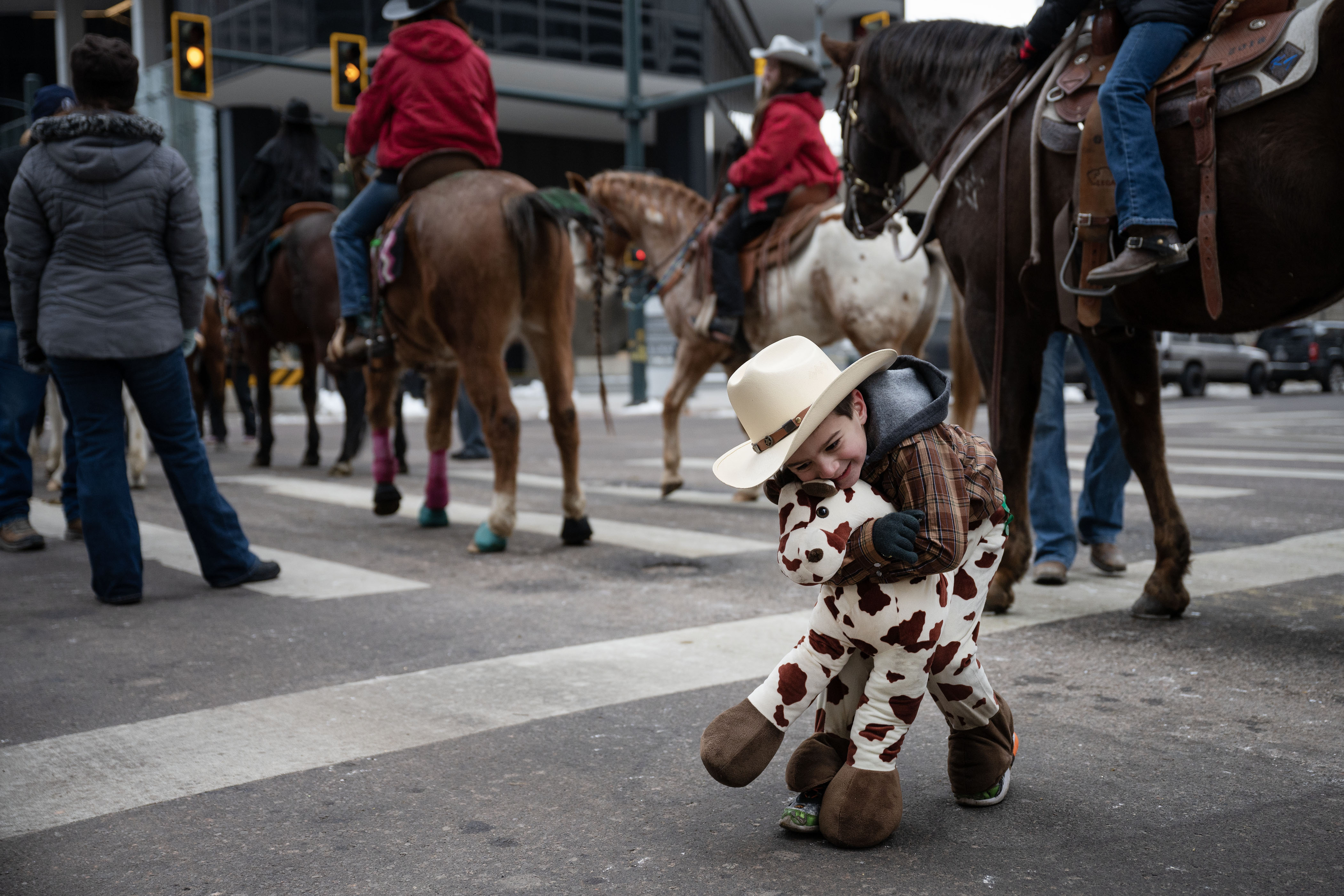 National Western Stock Show parade attracts thousands; longhorns lead the way