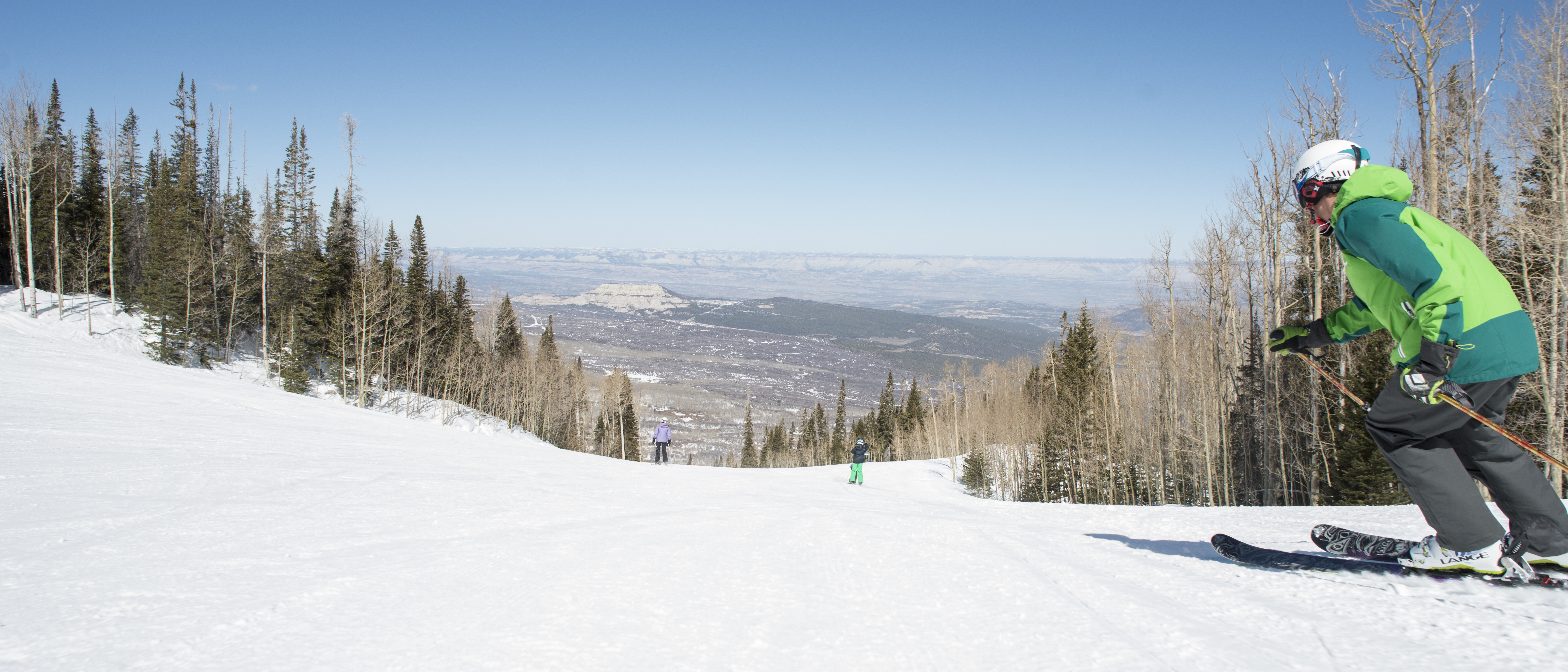 Powderhorn Mountain Resort in western Colorado sits on the Grand Mesa, making it unique among Colorado’s ski spots. (courtesy of Powderhorn)