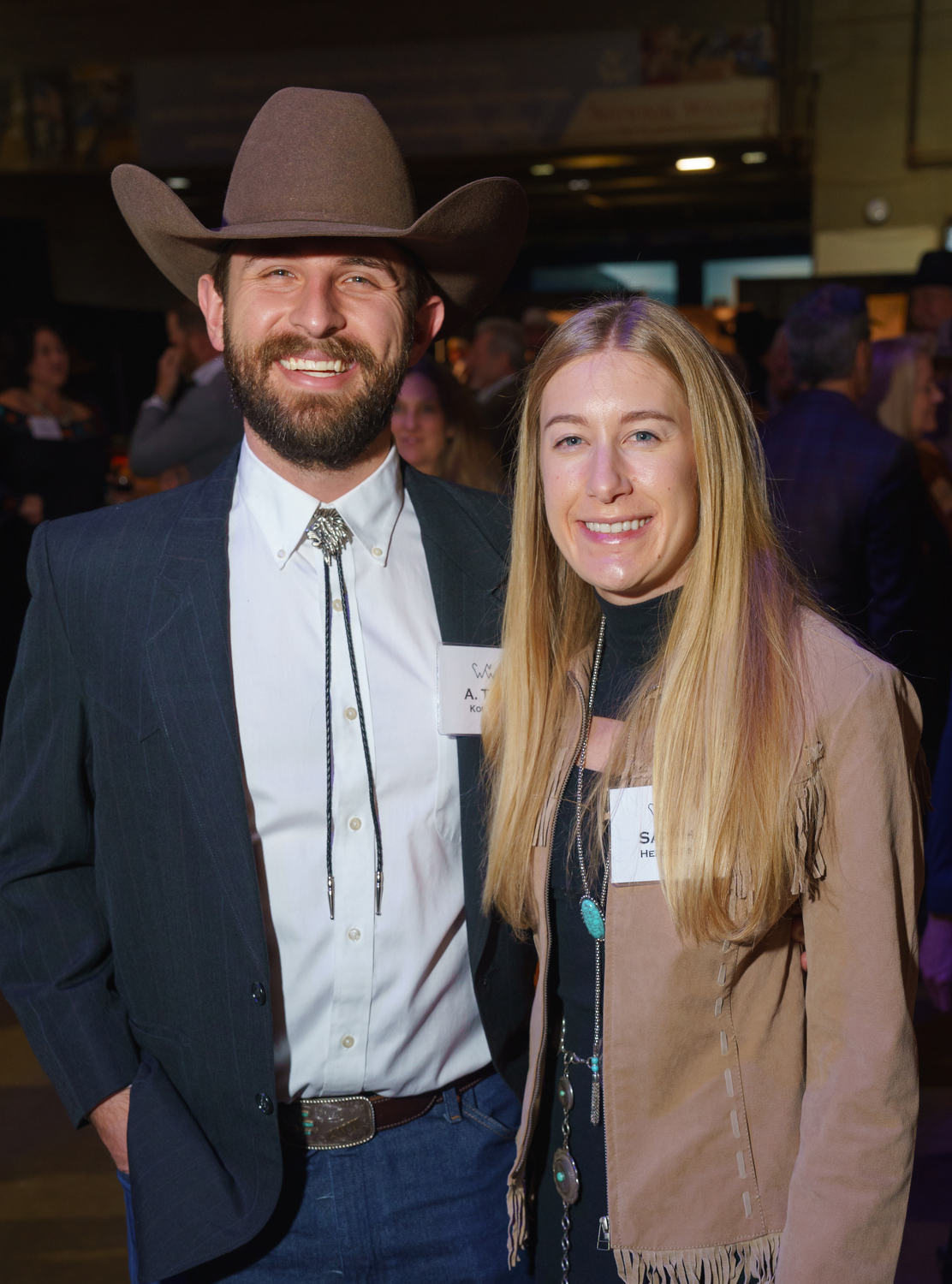 A. Tom Kourlis and fiancé, Sarah Helgeson. The National Western Stock Show 2023 Citizen of the West award dinner at the National Western Events Center in Denver, Colorado, on Monday, Jan. 9, 2023. Photo StevePeterson.photo (STEVE PETERSON/SPECIAL TO THE DENVER GAZETTE)