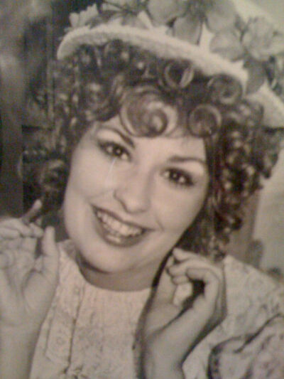 Wendy Moore as a young performer (Courtesy)