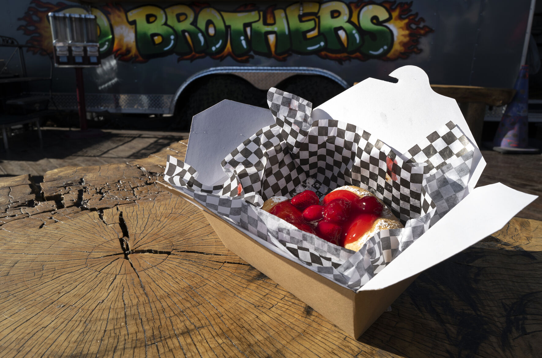 Po’ Brothers Cajun (Located at: 1826 E. Platte Ave.) “Fried Twinkie To-Go” Thursday January 12, 2023. Photo by Jeff Kearney. (Jeff Kearney)