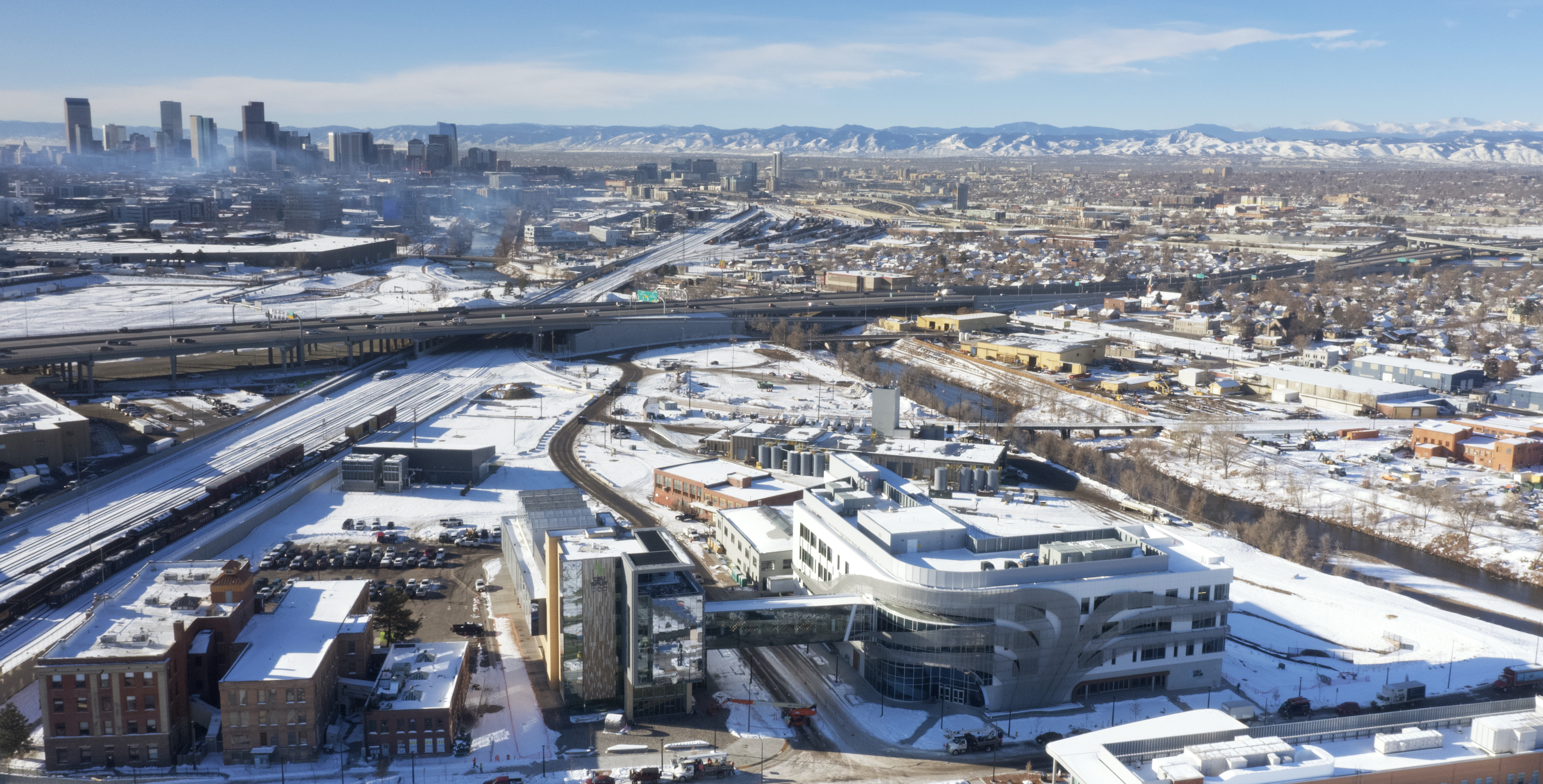 Hydro is the largest building on the CSU Spur campus and holds the new water quality laboratory for Denver Water, in addition to nonprofit organizations invested in water and water education. (COURTESY OF COLORADO STATE UNIVERSITY)