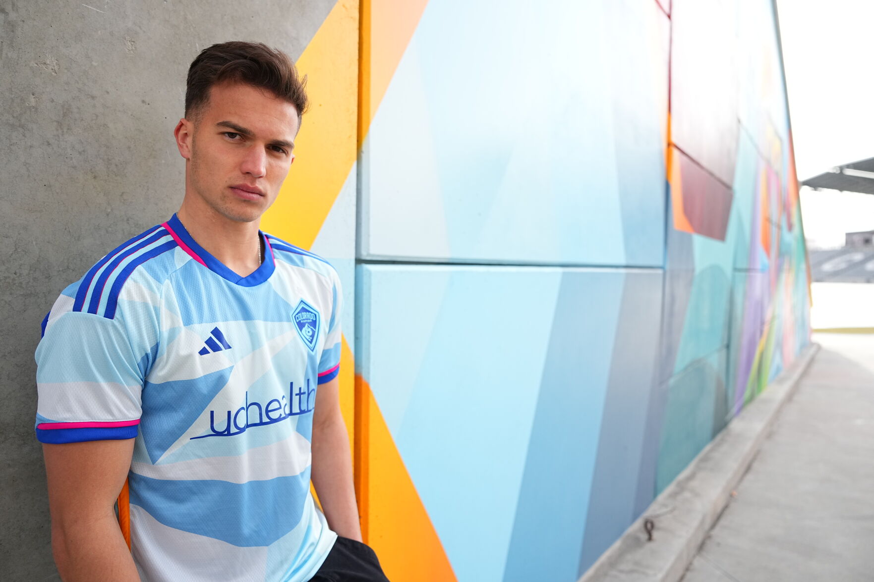 COMMERCE CITY, CO - DECEMBER 13: Cole Bassett of the Colorado Rapids poses for photos at Dick's Sporting Goods Park on December 13, 2022 in Commerce City, Colorado. (Garrett W. Ellwood, Colorado Rapids)