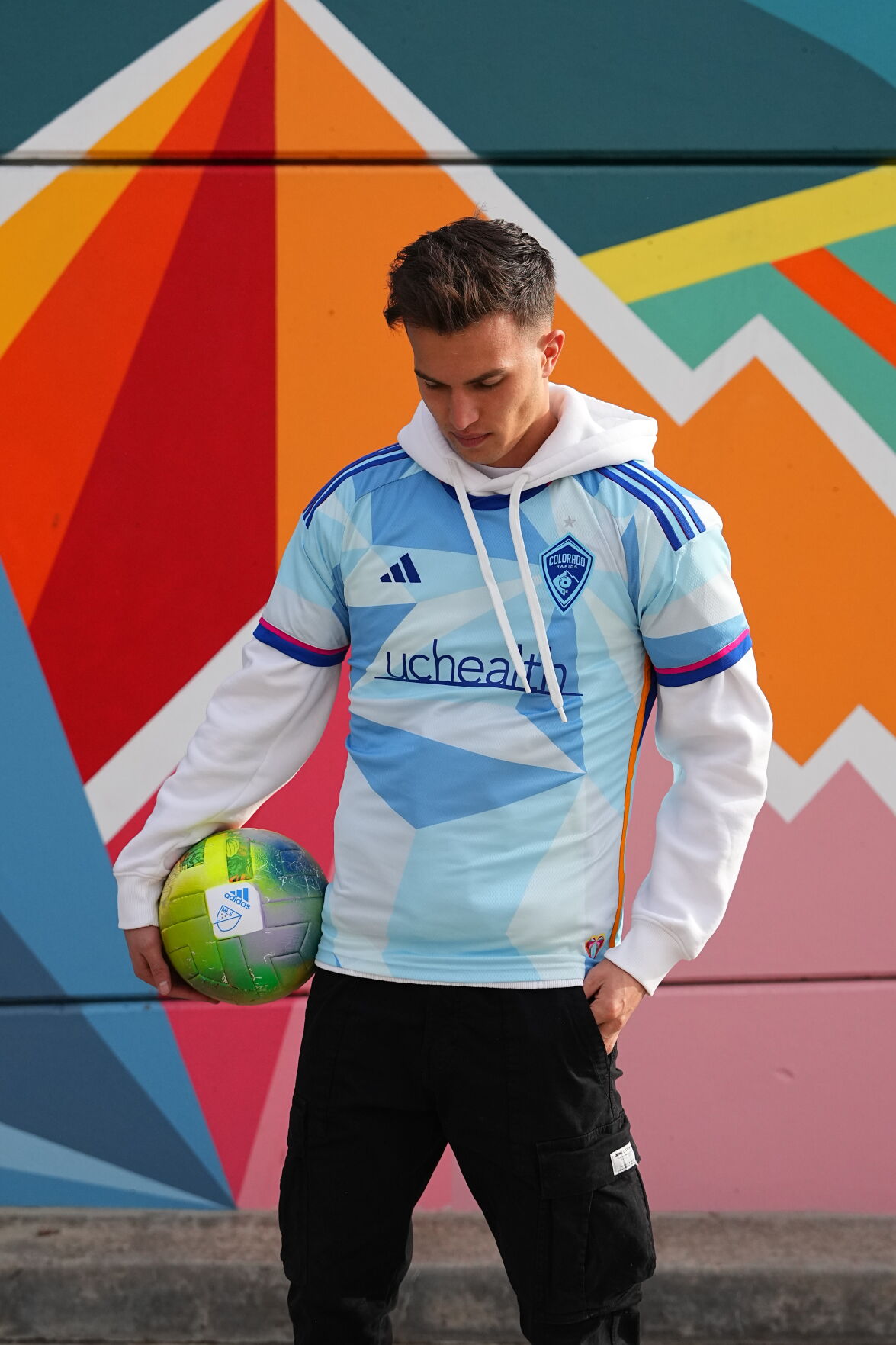 COMMERCE CITY, CO - DECEMBER 13: Cole Bassett of the Colorado Rapids poses for photos at Dick's Sporting Goods Park on December 13, 2022 in Commerce City, Colorado. (Garrett W. Ellwood, Colorado Rapids)