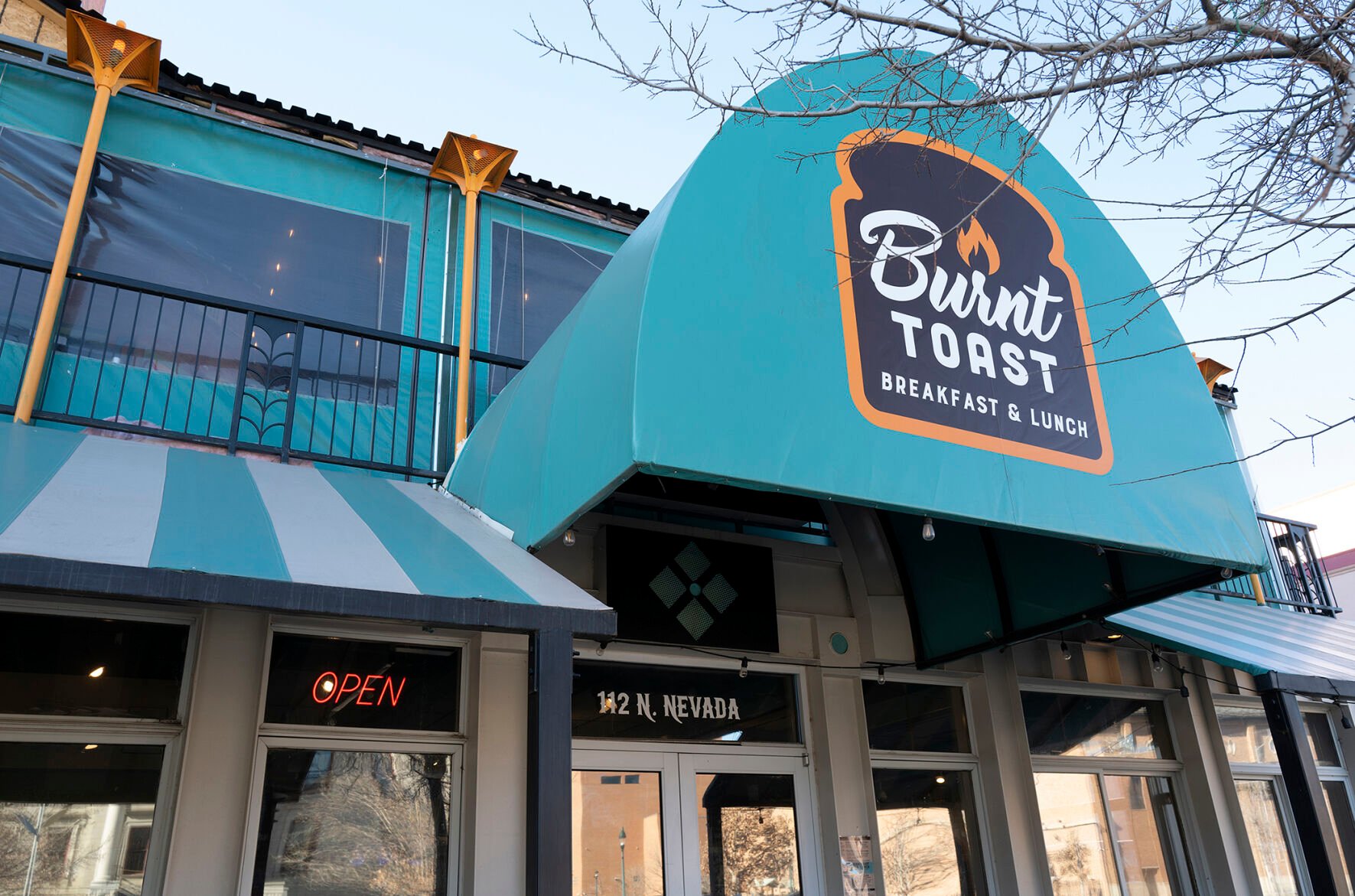 Burnt Toast Restaurant (Located at: 112 N. Nevada Ave) Thursday February 2, 2023. Photo by Jeff Kearney. (Jeff Kearney)