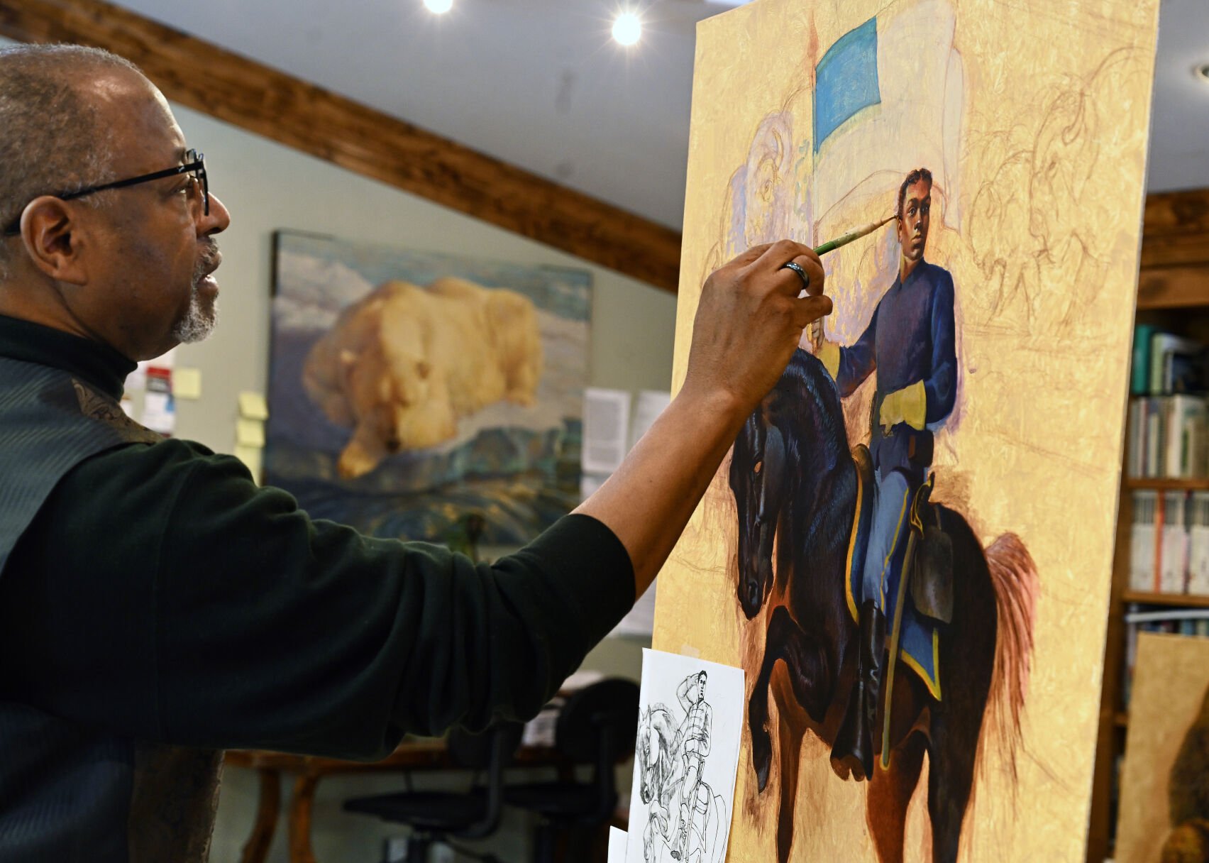 Award-winning Colorado wildlife artist expands into Black Western art