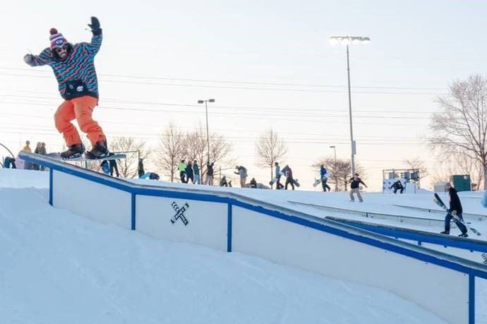 Denver’s Ruby Park Rail Yard opens again — and you can snowboard, ski for free