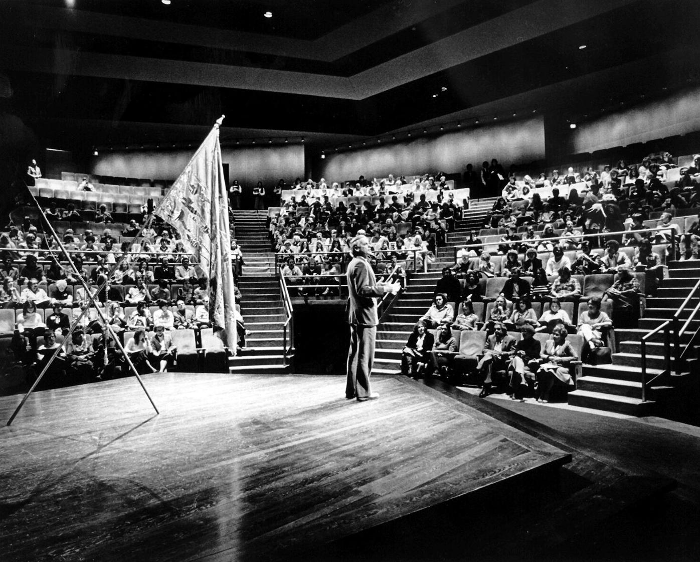 Edward Payson Call addresses the company