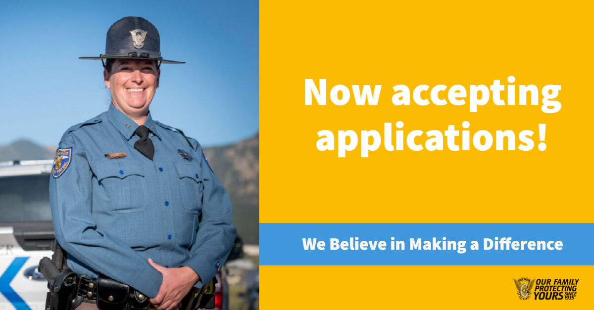Want to be a trooper? Colorado State Patrol accepting applications