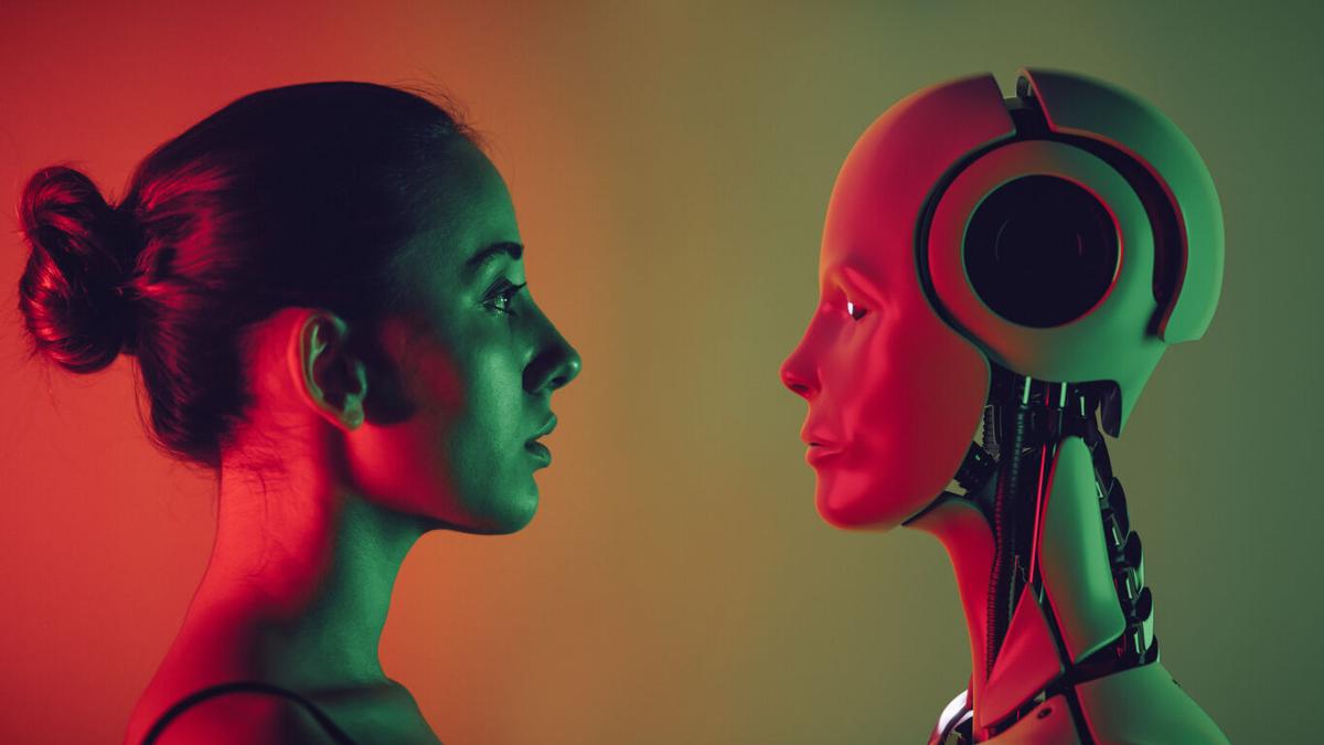 Human Vs Robot Photo Credit: imaginima (iStock).