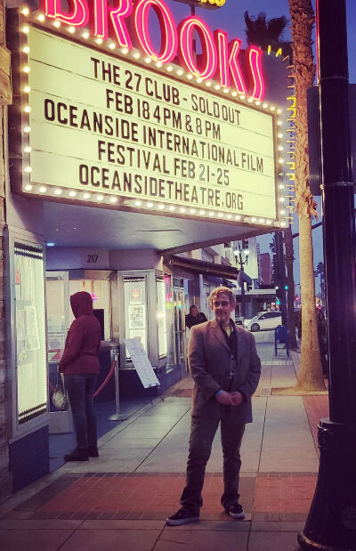 Director David Liban appears with his Colorado-made film 'Publish or Perish' at the Oceanside (Calif.) International Film Festival this week. (Courtesy David Liban)
