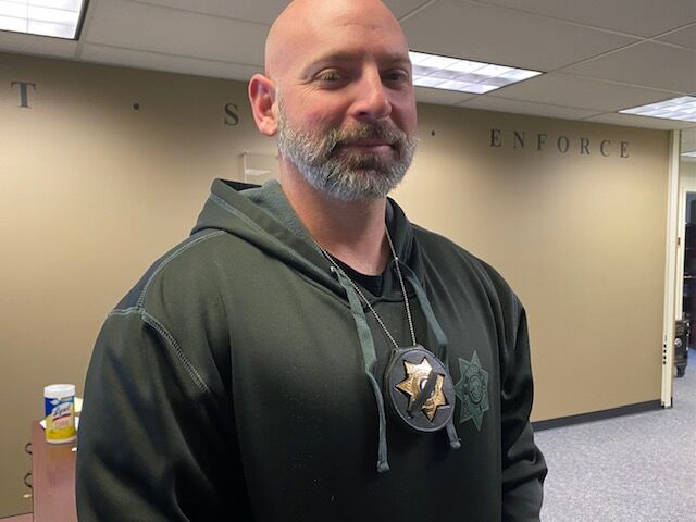 The loss of Graffit, the 10-year-old K-9 with the huge paws, hit Jefferson County Sheriffs hard. He was the first K-9 ever to die in the line of duty for the department. Sgt. Joel Harper wore a black line through his badge Thursday in tribute to Graffit. (CarolMcKinleyDenver Enterprise Reportercarol.mckinley@gazette.comhttps://denvergazette.com/content/tncms/avatars/5/c3/a0f/5c3a0fbe-1007-11ec-9e18-b7f42cfa4b0f.9565a0ce58866e86bcf18260621c2a46.png)
