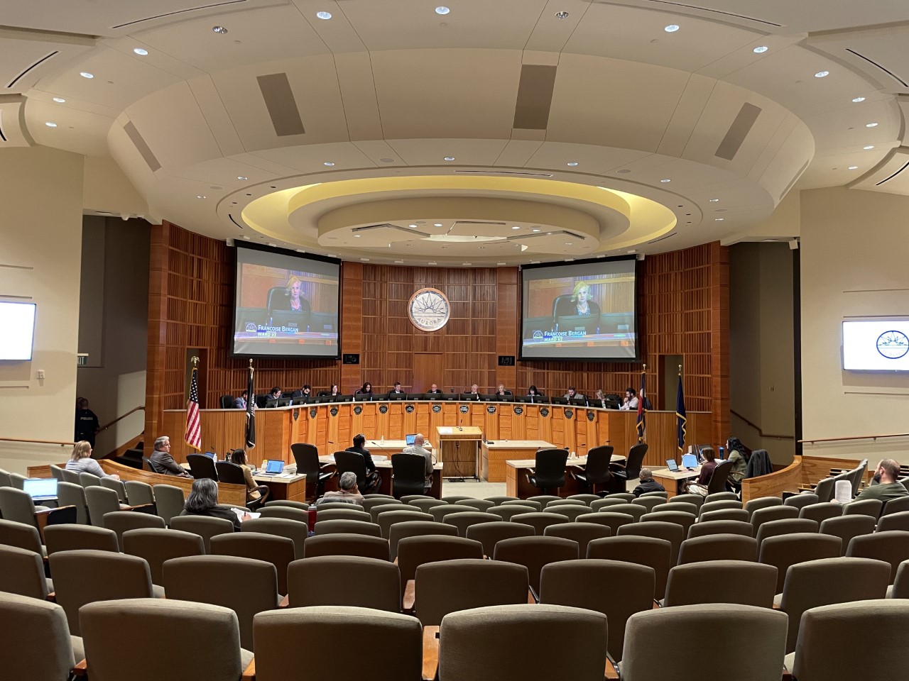 The Aurora City Council chambers (Denver Gazette File Photo)