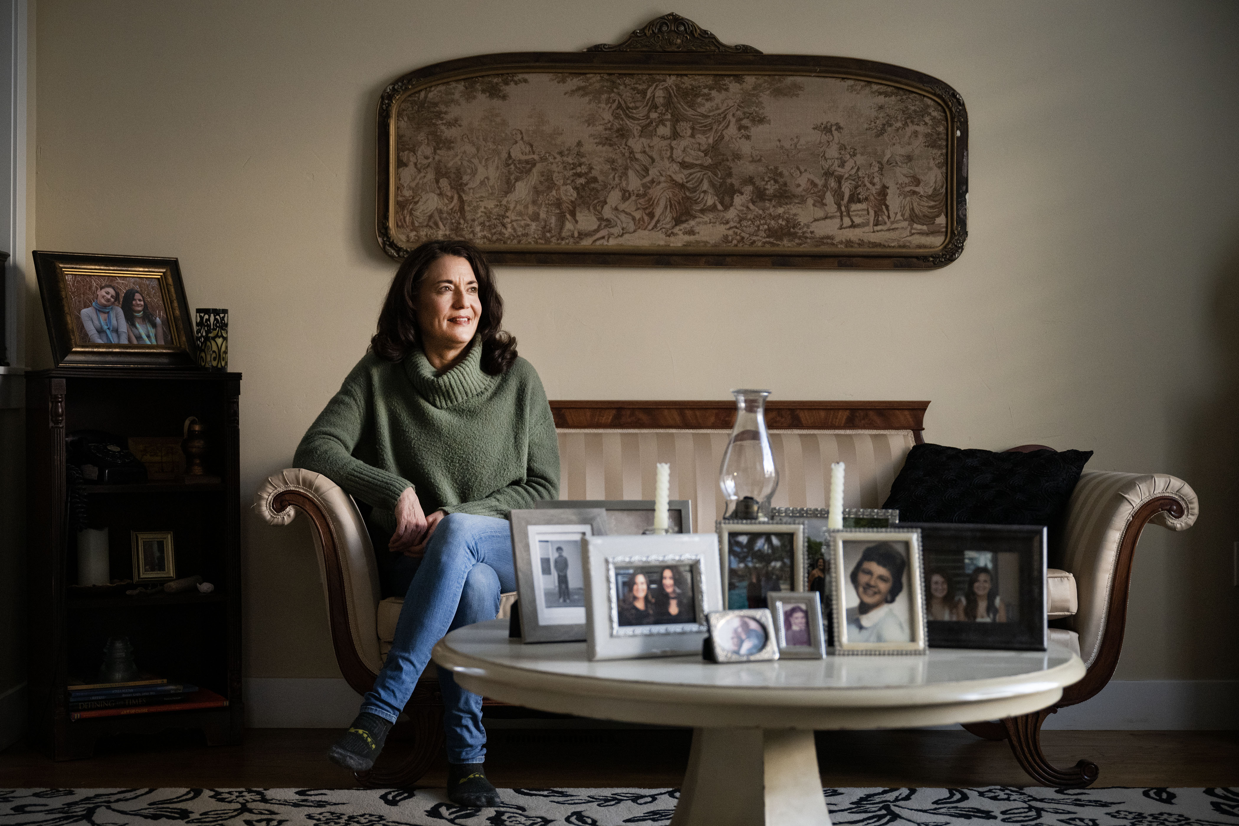Denver mayoral candidate Kelly Brough sits for a portrait on Tuesday, Feb. 14, 2023, at her home in Denver, Colo.(Timothy Hurst/The Denver Gazette) (TimHursttim.hurst@gazette.comhttps://secure.gravatar.com/avatar/aca82bd62b4ee425c598527cd6faa1b1?d=mm&r=g)