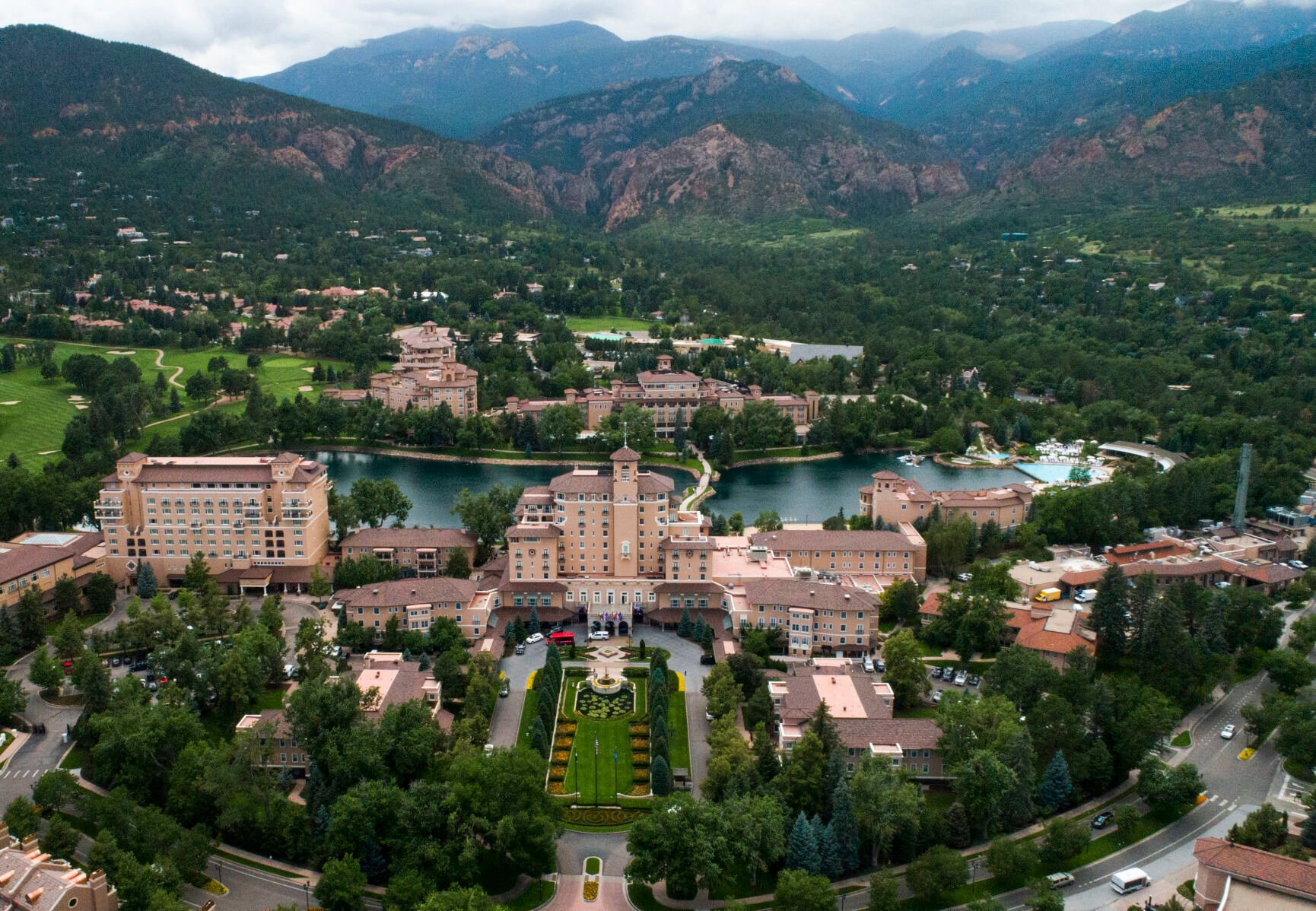 The Broadmoor hotel in Colorado Springs has been named a five-star winner for 2024 by the Forbes Travel Guide, which ranks hotels, restaurants, spas and ocean cruises. It’s the 64th consecutive year The Broadmoor has received five stars from Forbes and its predecessor publications — the longest such streak for any hotel. (PARKER SEIBOLD, GAZETTE file)