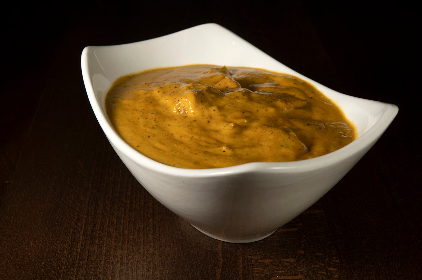 Turmeric Restaurant (Located at: 5535 Powers Center Point.) “Coconut Shrimp Curry” Wednesday March 8, 2023. Photo by Jeff Kearney. (Jeff Kearney)