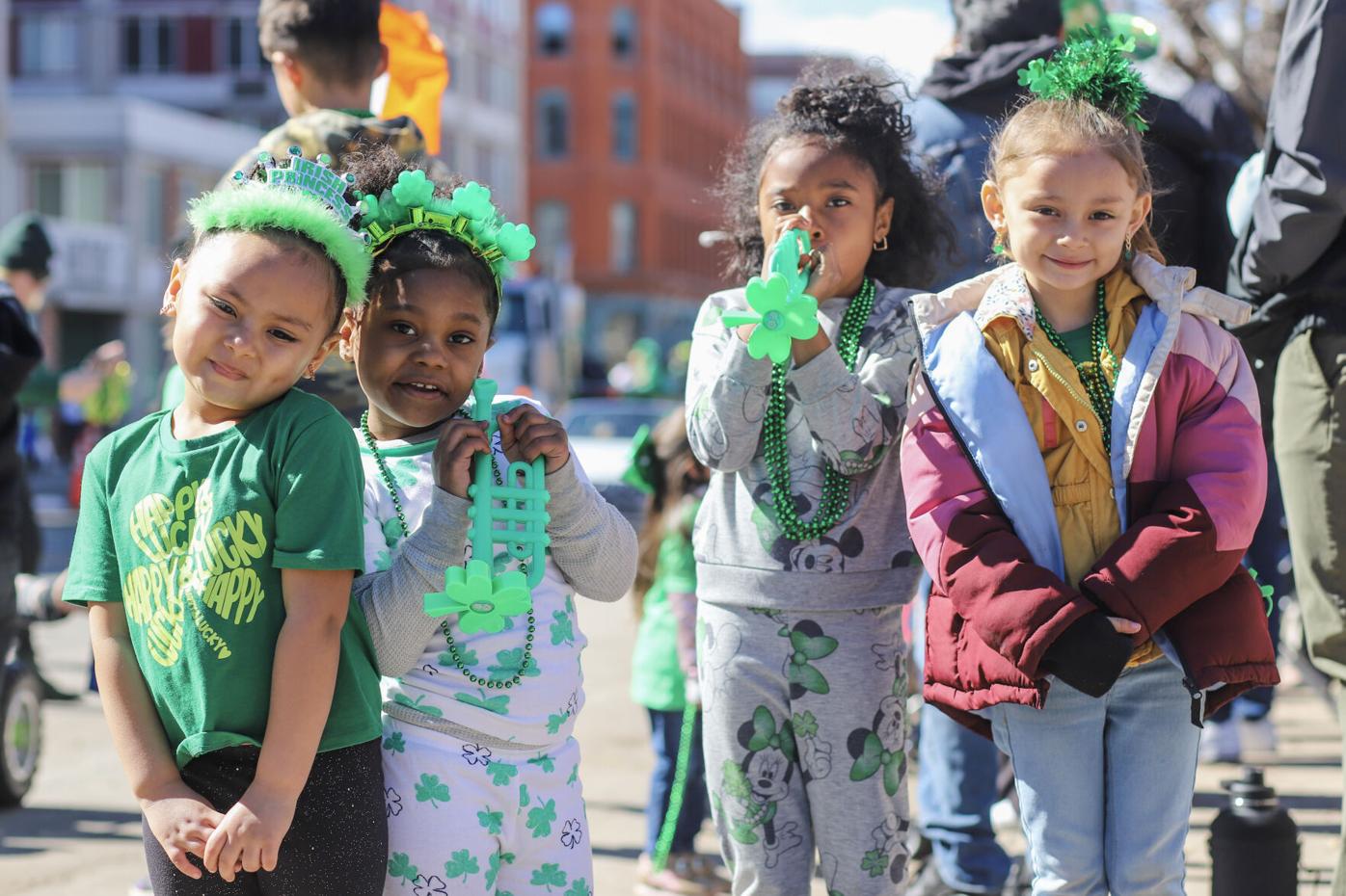 Children at St. Patrick's Day Parade