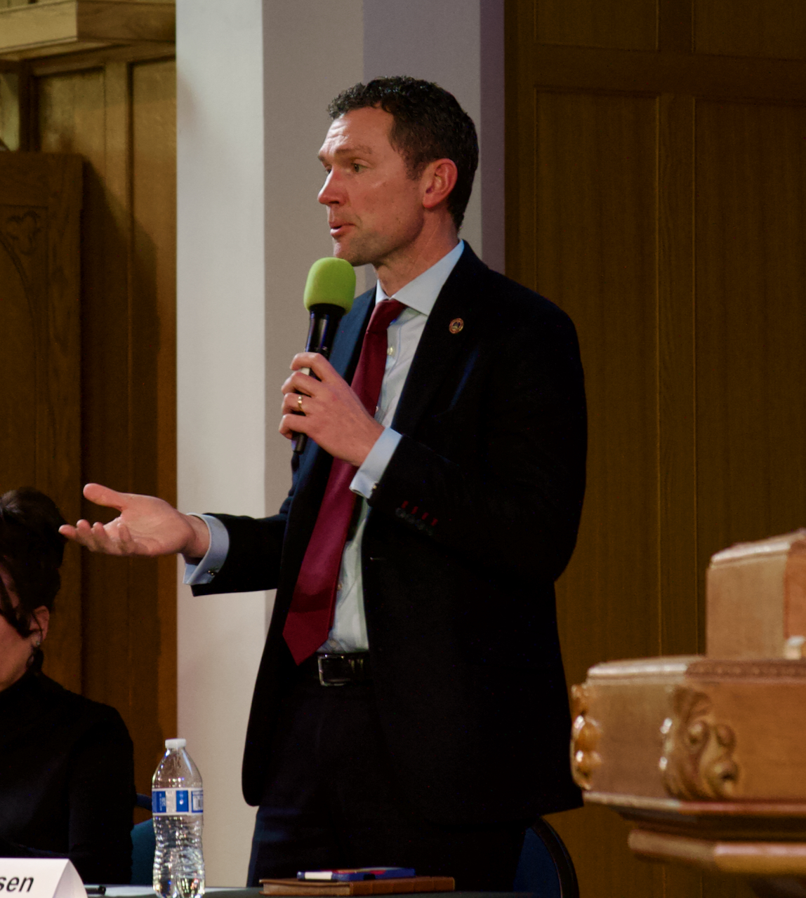 State Sen. Chris Hansen speaks during a Denver mayoral candidate forum hosted by Indivisible 80238, a community organization. (Alex Edwards/The Denver Gazette) (AlexanderEdwardsBusiness Reporteralex.edwards@gazette.comhttps://secure.gravatar.com/avatar/dbaa50cc8a9183e280c297e3afa72ace?d=mm&r=g)