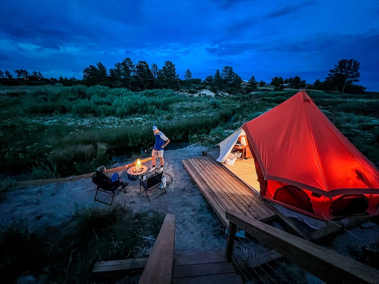 Colorado couple accidentally falls into glamping business