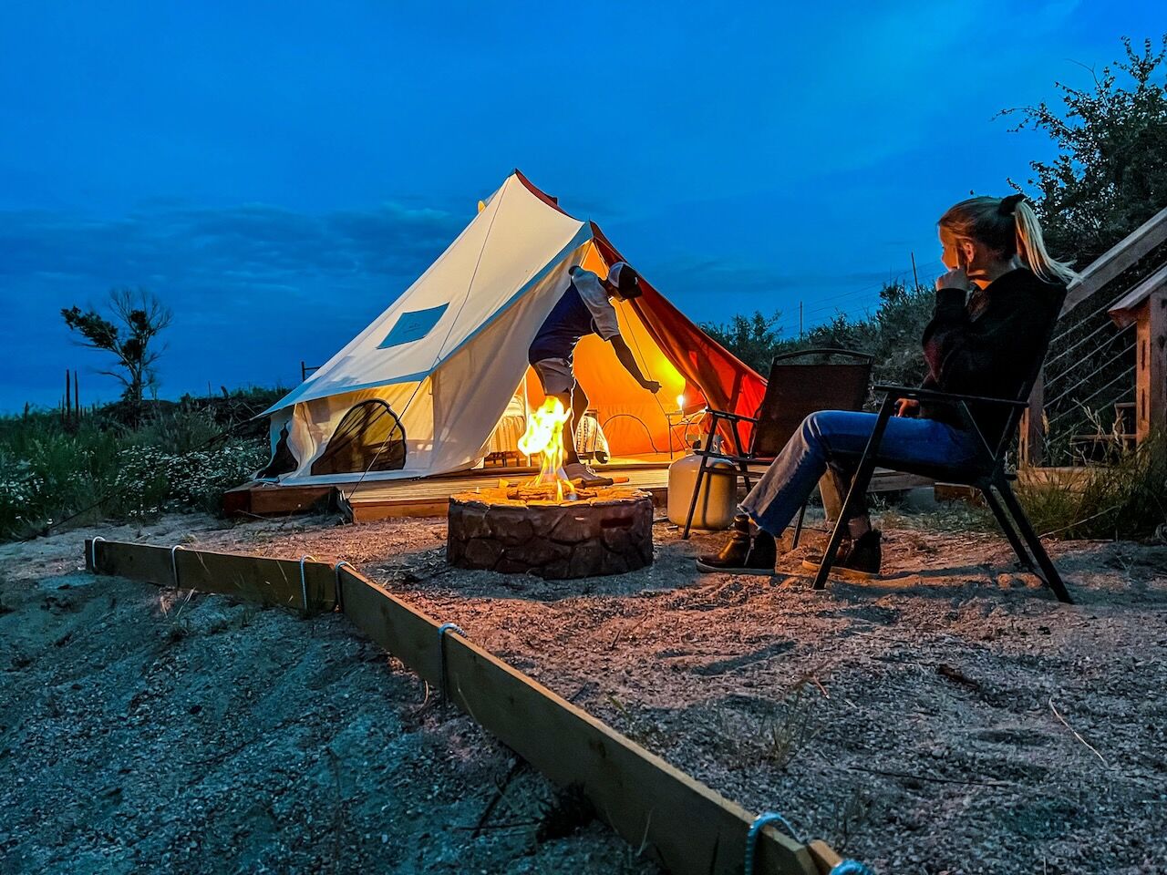 Monument Glamping I is in unincorporated El Paso County and borders Monument. Photo by Freedom Real Estate Photography