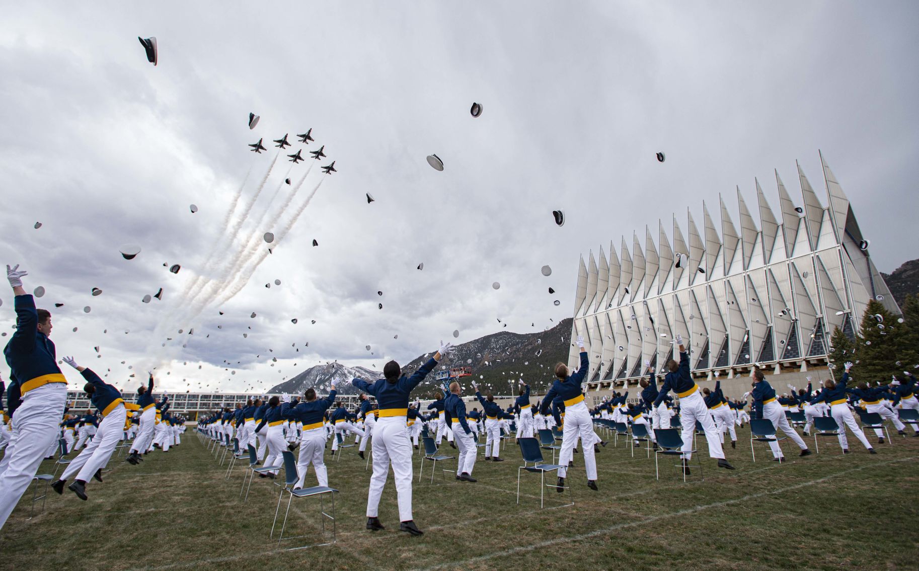 U.S. Air Force Academy cadets break Guinness World Record
