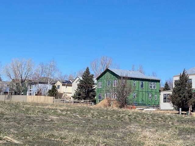Under-construction homes in Marshall fire burn area